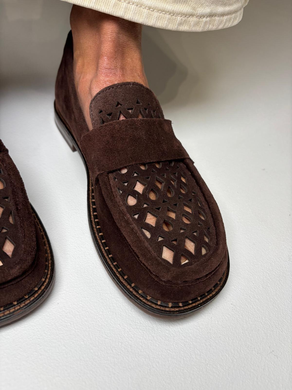 Luna Sole Jess - Brown Suede