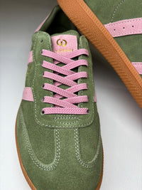 Goodsole 2001 Parallel - Sage/Pink Suede