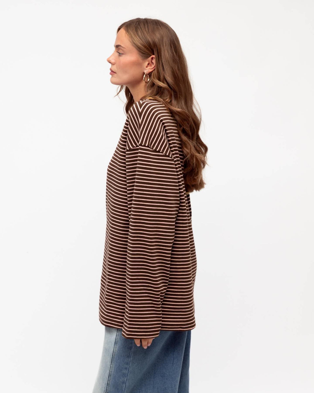 Maddie Long Sleeve Tee – Chocolate