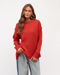 Antonia Jumper - Brick Red