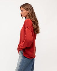 Antonia Jumper - Brick Red