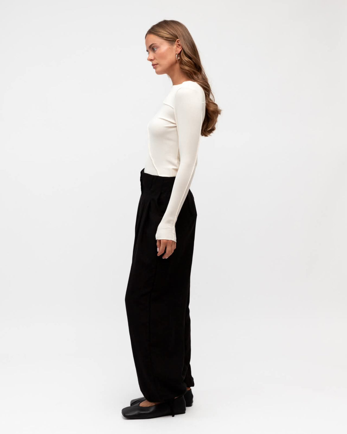 Sita Long Sleeve Top - Ivory