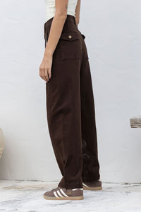 Stretch Barrel Jean – Chocolate