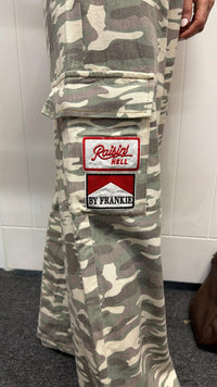 Light Camo Pants With Patches