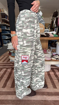 Light Camo Pants With Patches