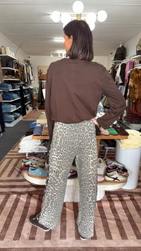Leopard Pants with Star Side
