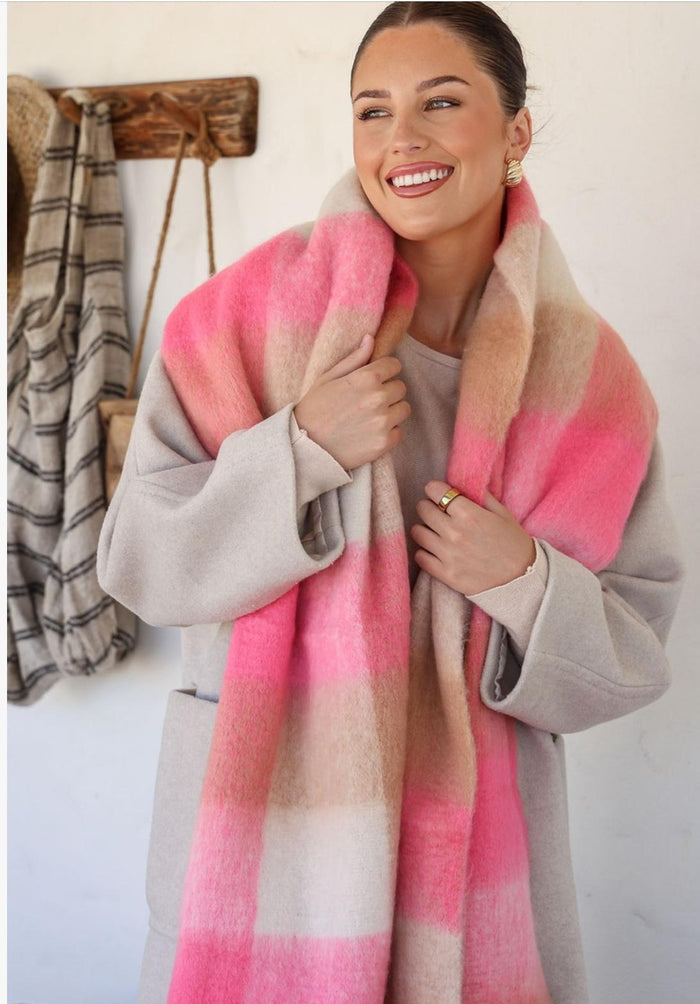 Lottie Scarf - Pink Latte