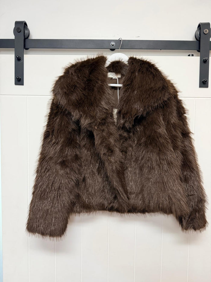 Fur Jacket - Brown