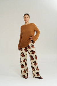 Wide Leg Pant - Butter Fleur