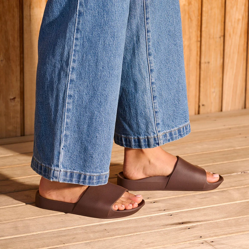 Arch Support Slides - Classic Brown