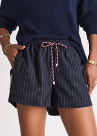 Wool Iggy Short - Pinstripe