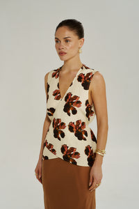 Wrap Vest - Butter Fleur