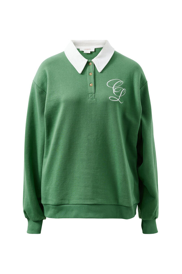 Wren Rugby Sweat -  Pistachio White Club Logo