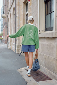 Wren Rugby Sweat -  Pistachio White Club Logo