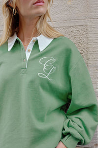 Wren Rugby Sweat -  Pistachio White Club Logo