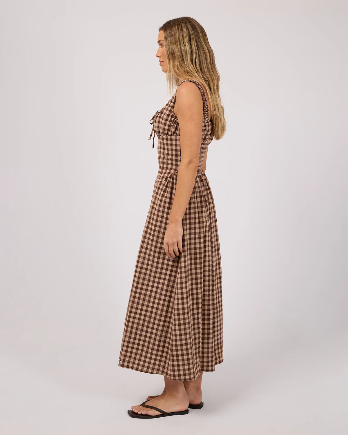 Wynn Maxi Dress - Brown. All About Eve