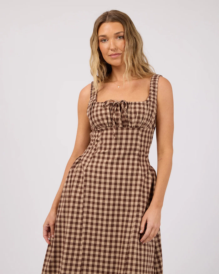 Wynn Maxi Dress - Brown. All About Eve