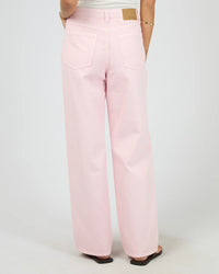 Zia Relaxed Straight Jean - Pink. All About Eve