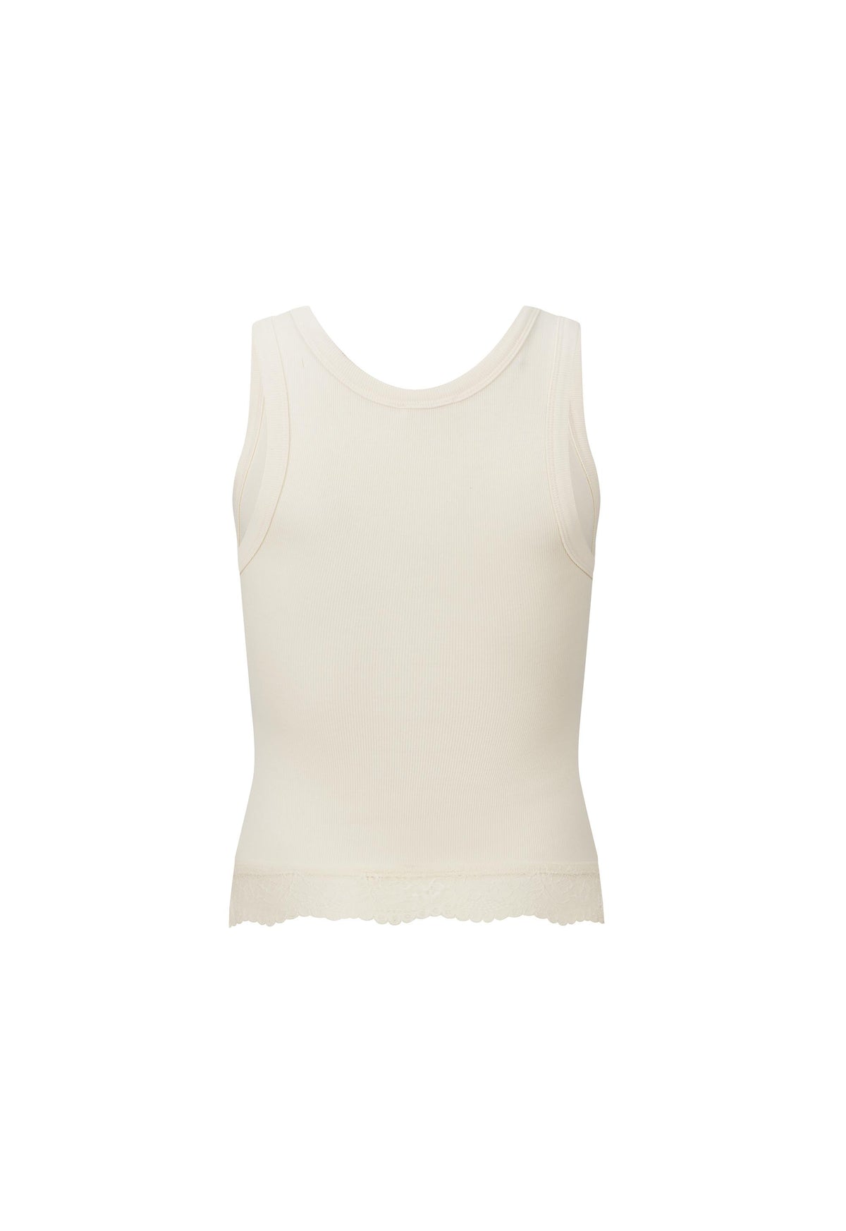 Zoe Singlet Top - Vintage Cream
