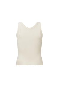 Zoe Singlet Top - Vintage Cream
