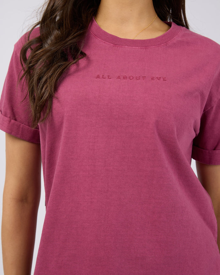 Aae Washed Tee Blush - Sare StoreAll About EveTee