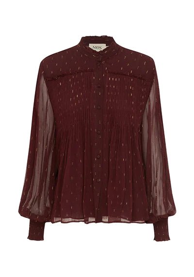 Abloom Blouse - Wine - Sare StoreMOS The LabelBlouse