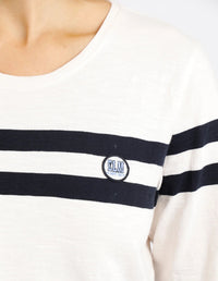 Allegra Long Sleeve Tee - Vintage White - Sare StoreElmTee