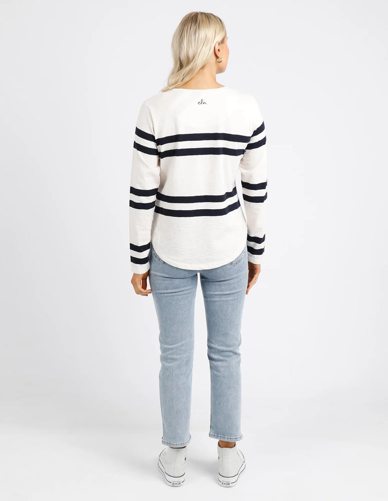 Allegra Long Sleeve Tee - Vintage White - Sare StoreElmTee