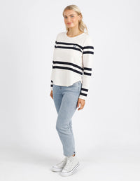 Allegra Long Sleeve Tee - Vintage White - Sare StoreElmTee