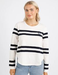 Allegra Long Sleeve Tee - Vintage White - Sare StoreElmTee