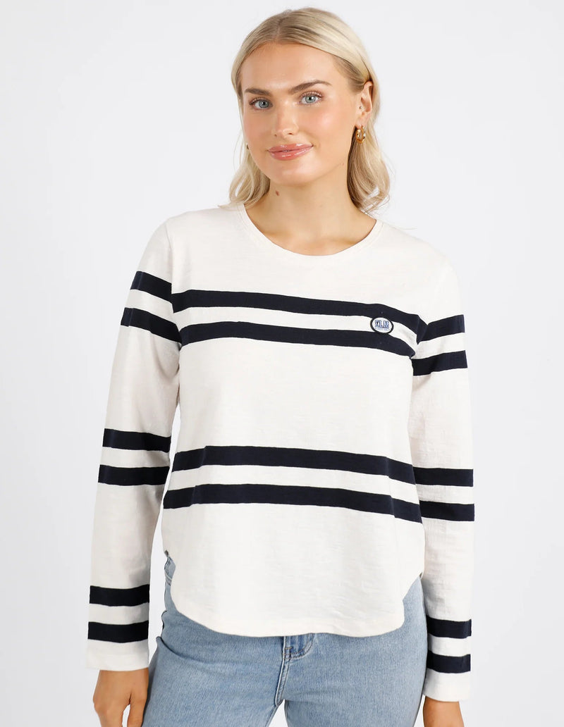 Allegra Long Sleeve Tee - Vintage White - Sare StoreElmTee