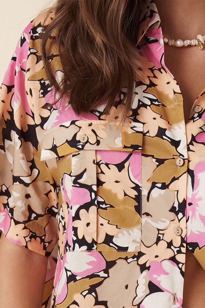 Aloha Shirt - Caramel - Sare StoreSPELLTops