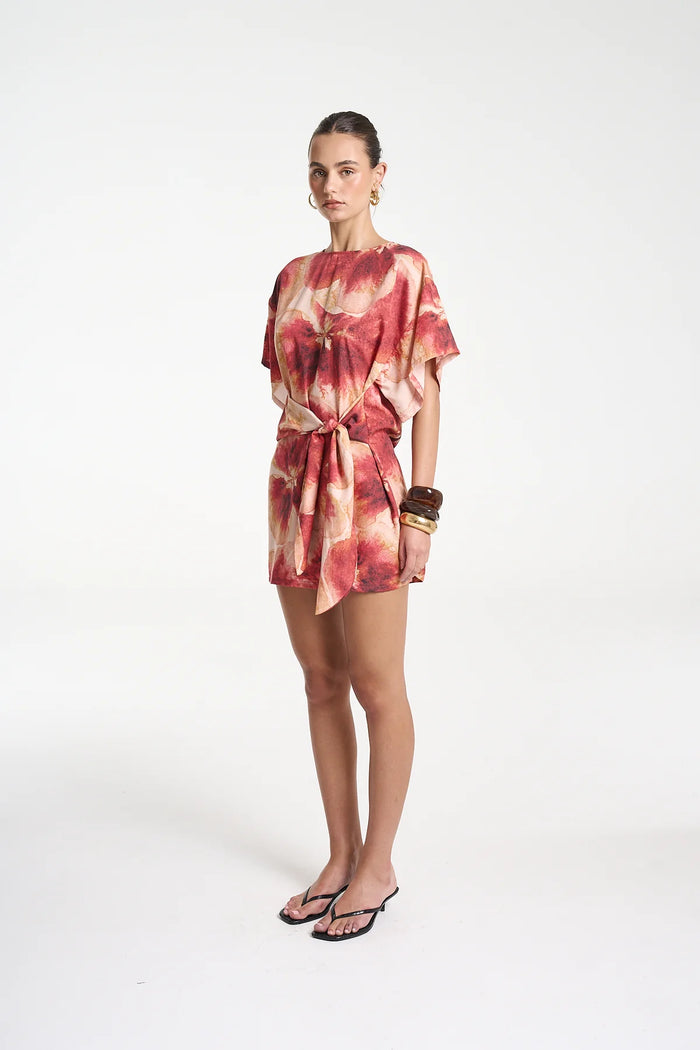 Tie Front Dress - Aloha