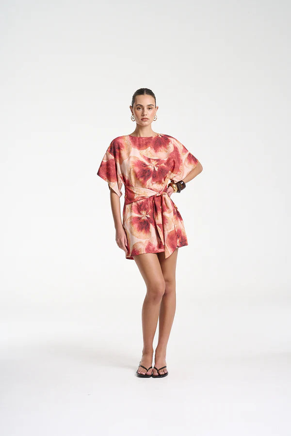 Tie Front Dress - Aloha