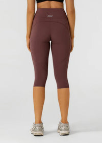 Amy No Ride Phone Pocket 3/4 Leggings - Amethyst Shadow - Sare StoreLorna Janeactivewear