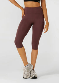Amy No Ride Phone Pocket 3/4 Leggings - Amethyst Shadow - Sare StoreLorna Janeactivewear