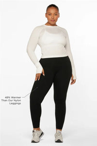 Amy Thermal Phone Pocket Full Length Leggings - Black - Sare StoreLorna JaneLeggings