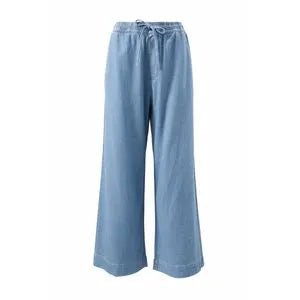 Andie Wide Leg Drawstring Pant - Blue Herringbone - Sare StoreCeres LifeLeggings