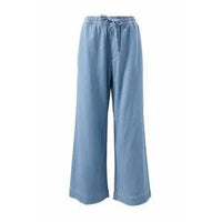 Andie Wide Leg Drawstring Pant - Blue Herringbone - Sare StoreCeres LifeLeggings