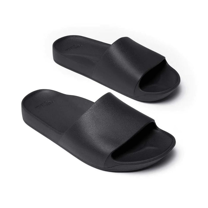 Arch Support Slides - Black - Sare StoreArchiesShoes