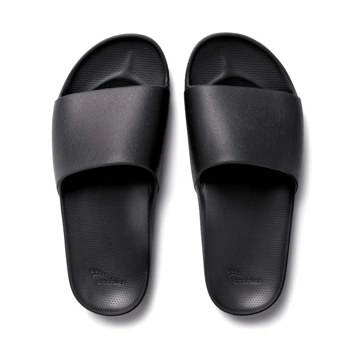 Arch Support Slides - Black - Sare StoreArchiesShoes