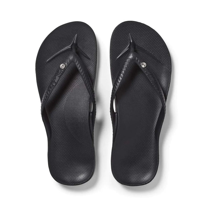 Arch Support Thongs - Black Crystal - Sare StoreArchiesthongs