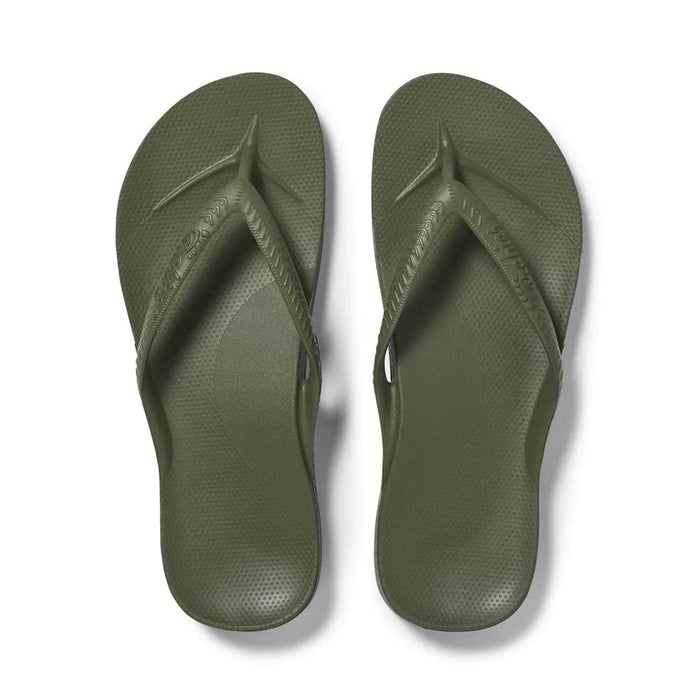 Arch Support Thongs - Khaki - Sare StoreArchiesthongs