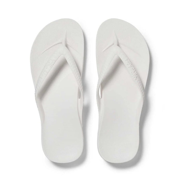 Arch Support Thongs - White - Sare StoreArchiesthongs