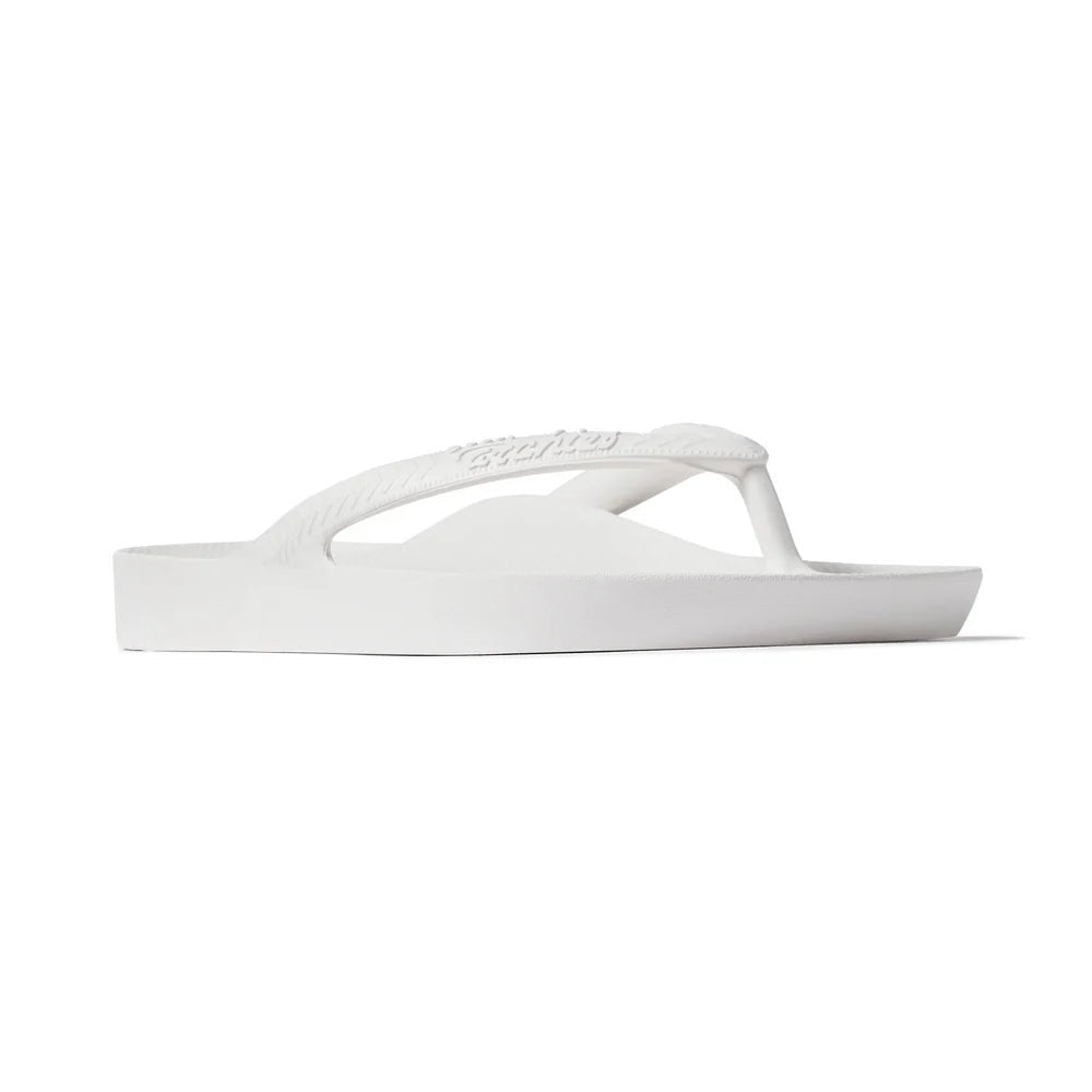 Arch Support Thongs - White - Sare StoreArchiesthongs