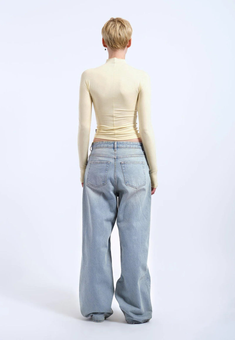 Aria Top - Light Yellow - Sare StoreDr. DenimTops