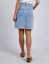 Atlas Denim Skirt Blue - Sare StoreElmSkirt