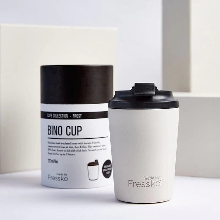 Bino 8oz Reusable Coffee cup - Frost - Sare StoreMade by FresskoReusable Coffee Cup