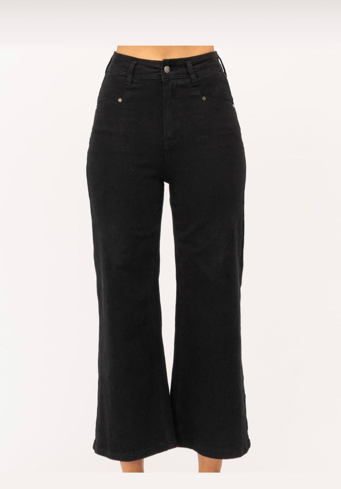 Black Crop Jeans - Sare StorePaper HeartPants