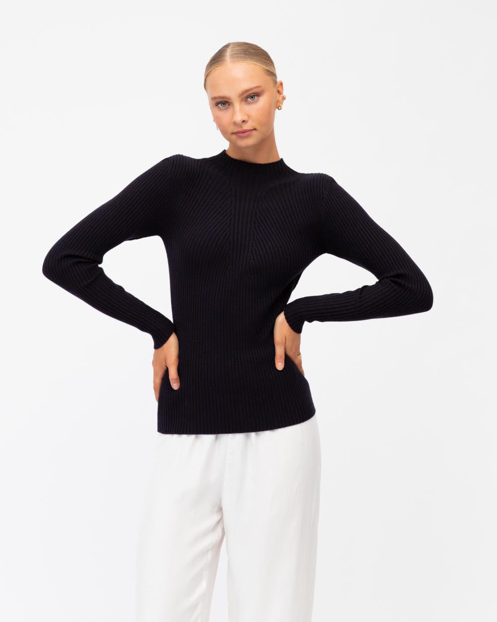 Black Skivvy - Sare StoreSare Store